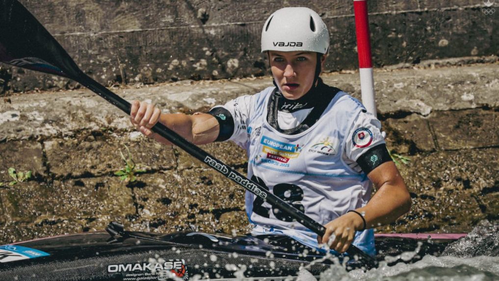 Slovenská reprezentantka vo vodnom slalome Zara Záhorská.