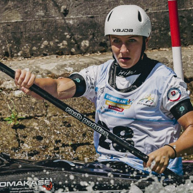 Slovenská reprezentantka vo vodnom slalome Zara Záhorská.