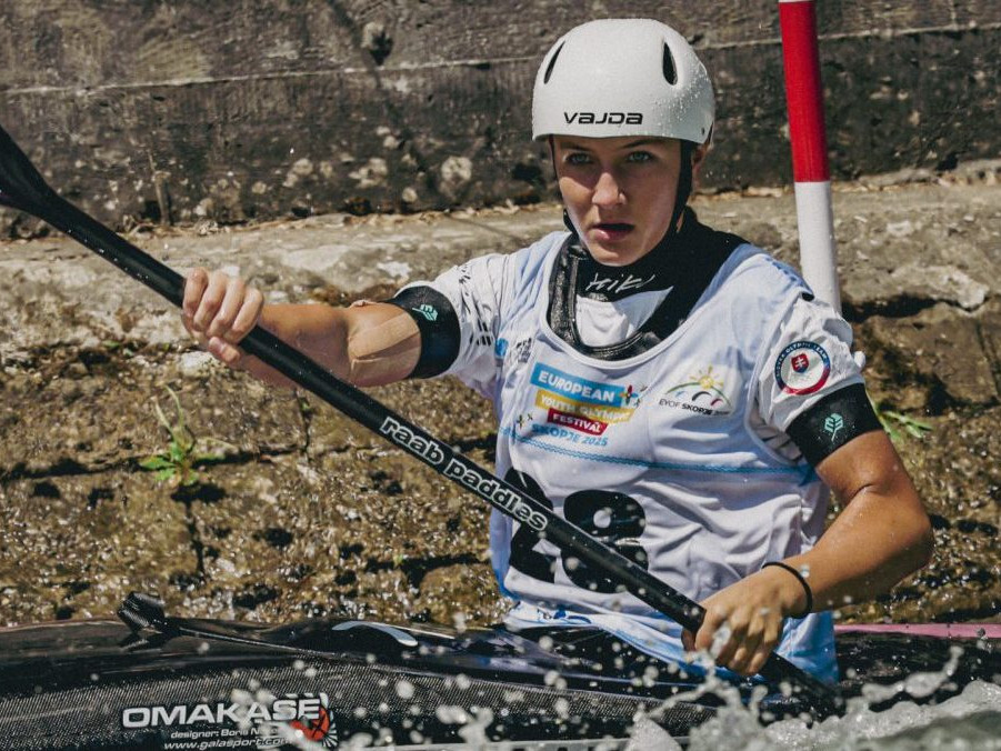 Slovenská reprezentantka vo vodnom slalome Zara Záhorská.