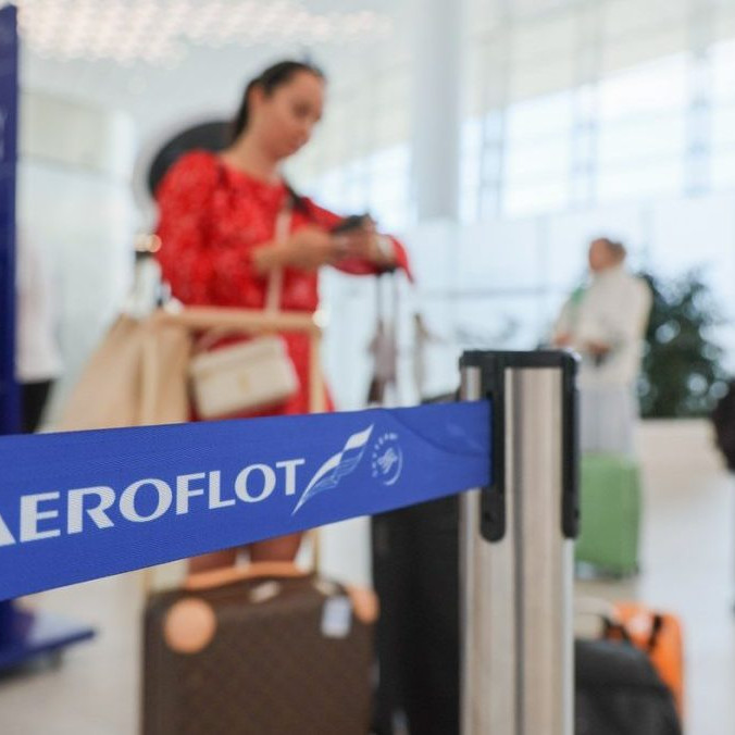 Na ilustračnej snímke logo ruskej leteckej spoločnosti Aeroflot.