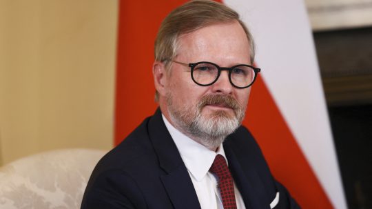 Český premiér Peter Fiala.