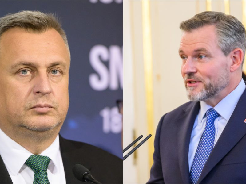 Na snímke Andrej Danko a Peter Pellegrini.