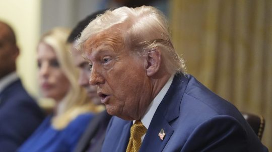 Na snímke Donald Trump.