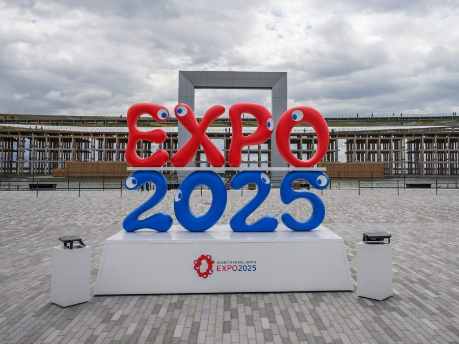 Na snímke logo svetovej výstavy Expo 2025 v japonskej Osake.