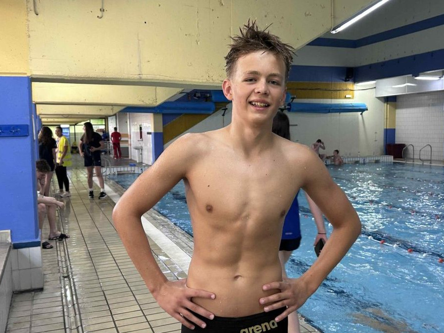 Slovenský plavec Filip Gero.