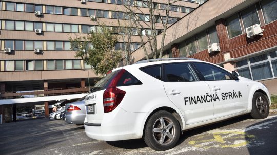 Na snímke budova Finančného riaditeľstva Slovenskej republiky.