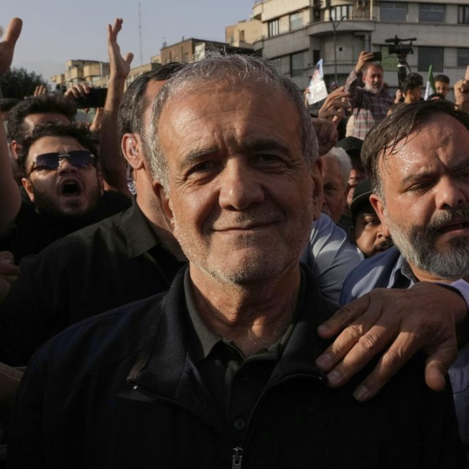 Iránsky prezident Masúd Pezeškiján.