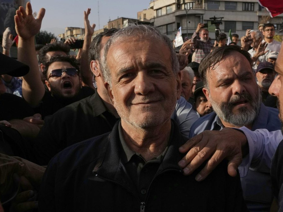 Iránsky prezident Masúd Pezeškiján.