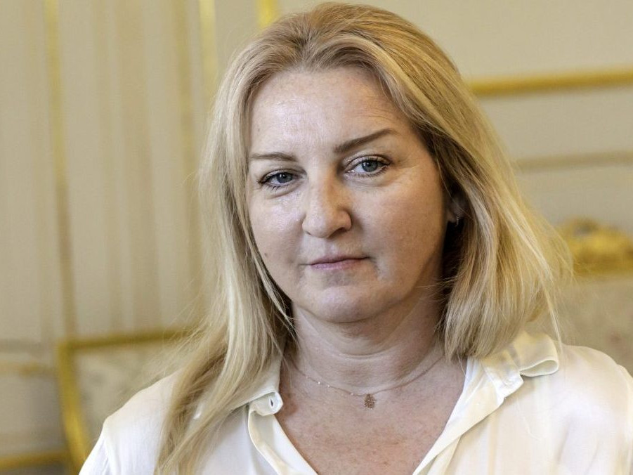 Generálna riaditeľka Slovenskej televízie a rozhlasu Martina Flašíková.