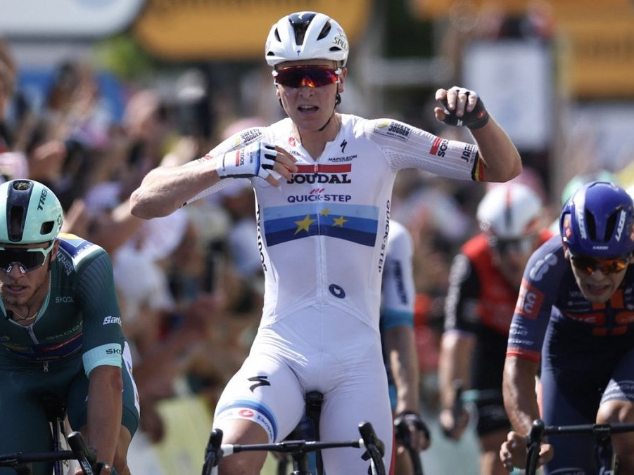 Belgický cyklista Tim Merlier zvíťazil v deviatej etape.