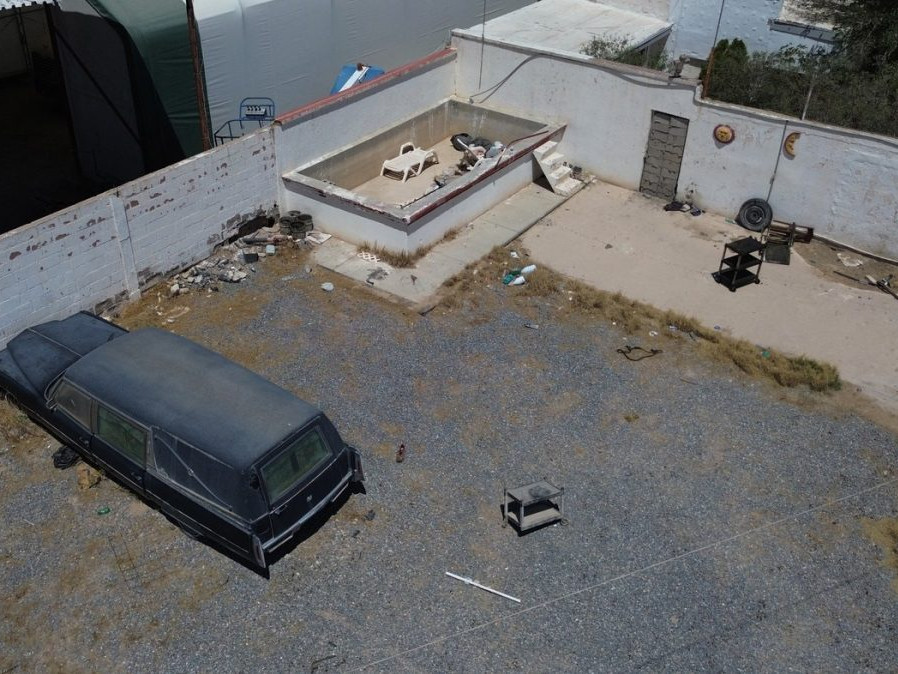 Na snímke mexické krematórium, v ktorom našli takmer 400 mŕtvych tiel.