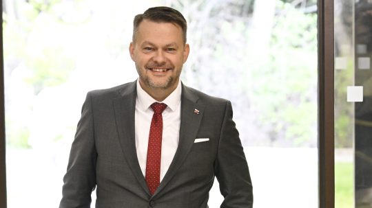 Minister investícií, Samuel Migaľ.