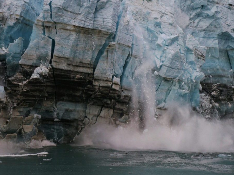 Ilustračná snímka - topiace sa ľadovce.