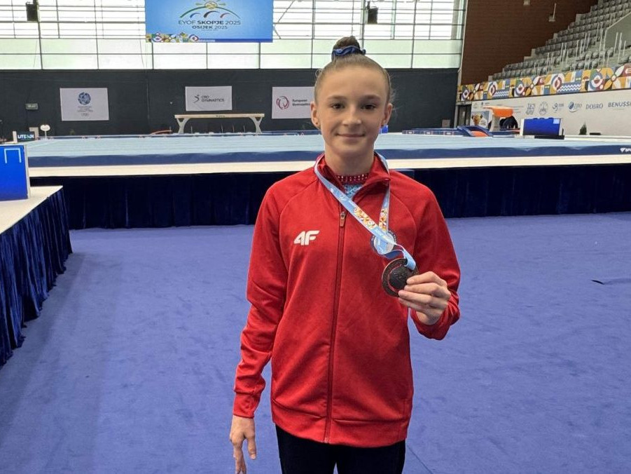 Gymnastka Nela Ostrihoňová.