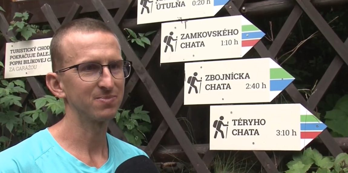 Ultrabežec Patrik Milata.