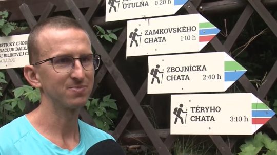 Ultrabežec Patrik Milata.