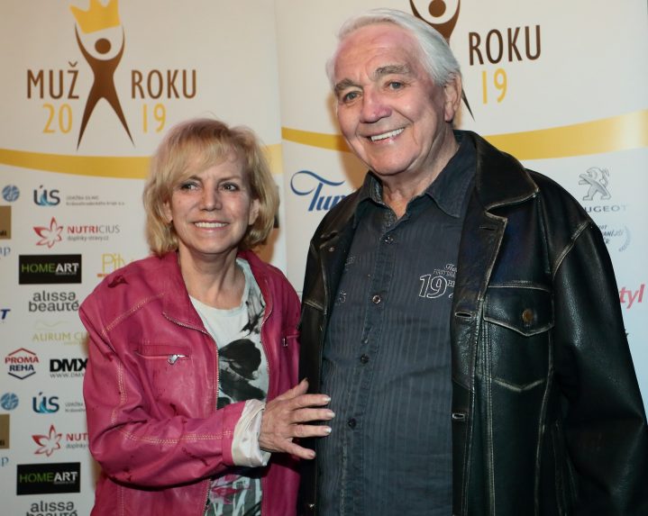 JiÃ…Â™ÃƒÂ­ Krampol s manÃ…Â¾elkou Hanou v roku 2019.