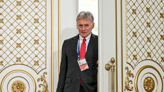 Hovorca Kremľa Dmitrij Peskov.
