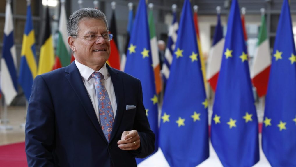 Na snímke Maroš Šefčovič.
