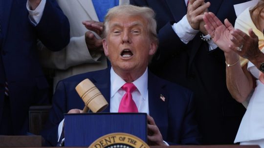 Na snímke Donald Trump.