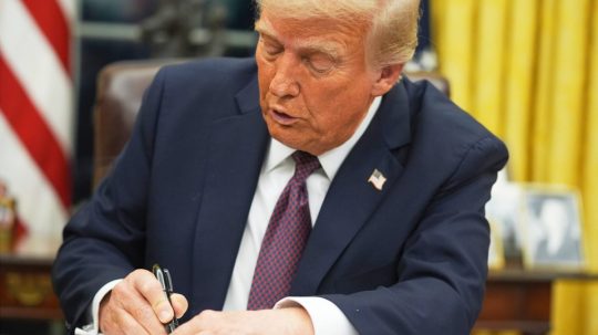 Na snímke Donald Trump.
