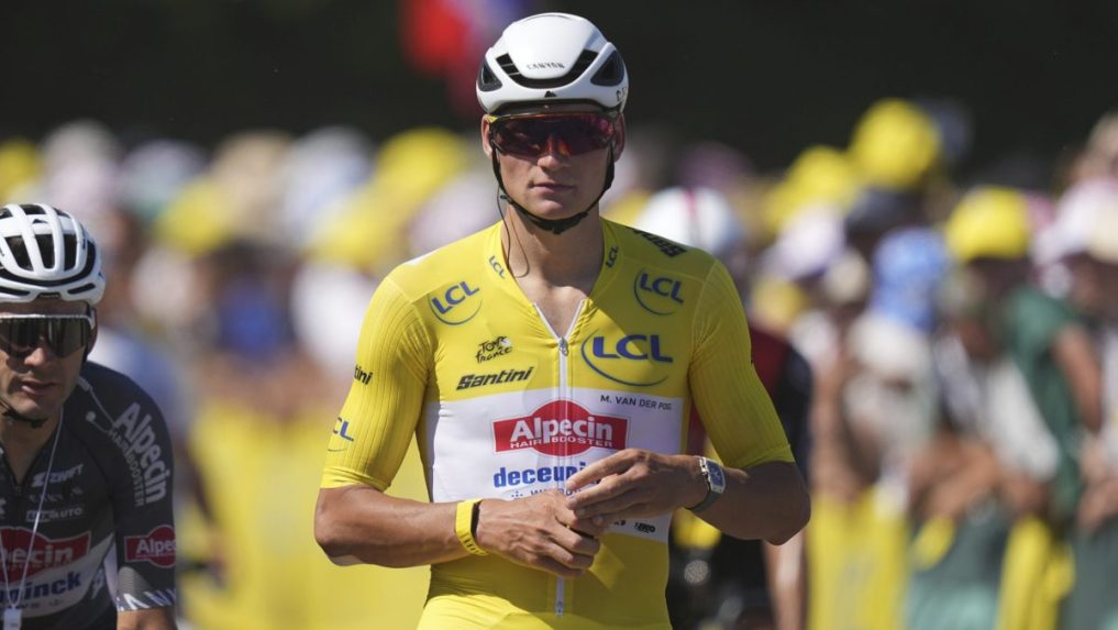 Holandský cyklista Mathieu van der Poel.