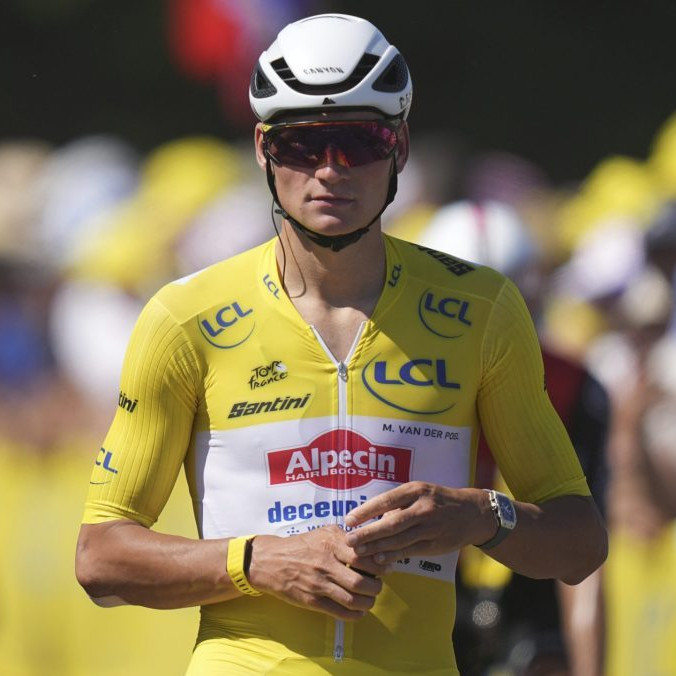 Holandský cyklista Mathieu van der Poel.