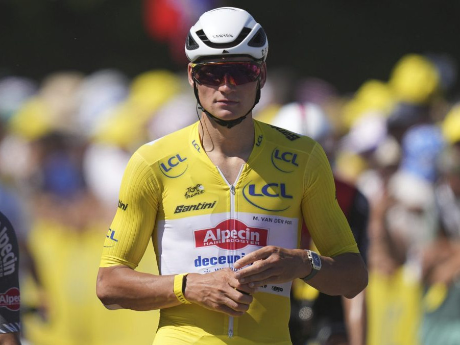 Holandský cyklista Mathieu van der Poel.