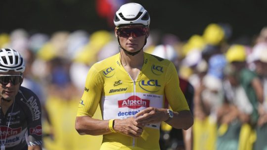 Holandský cyklista Mathieu van der Poel.