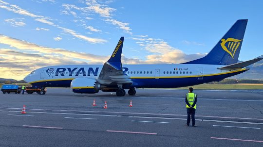 Lietadlo spoločnosti Ryanair.