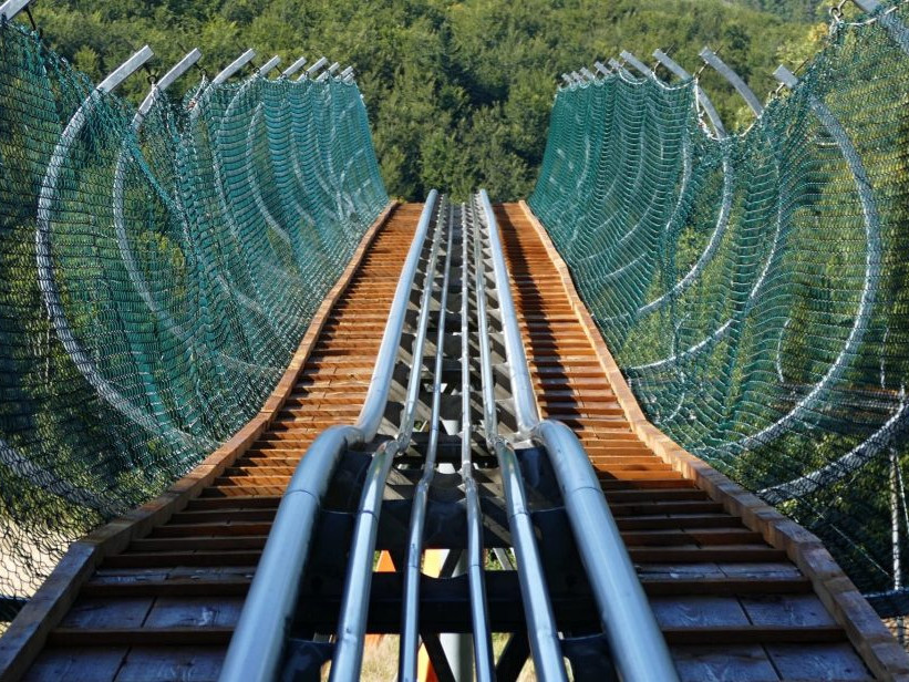 Na snímke bobová dráha.