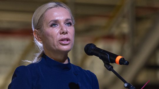 Ministerka hospodárstva Denisa Saková (Hlas-SD).