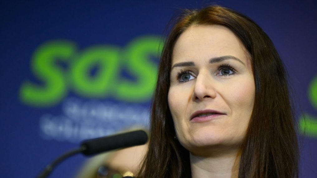 Na snímke poslankyňa NRSR Martina Bajo Holečková.