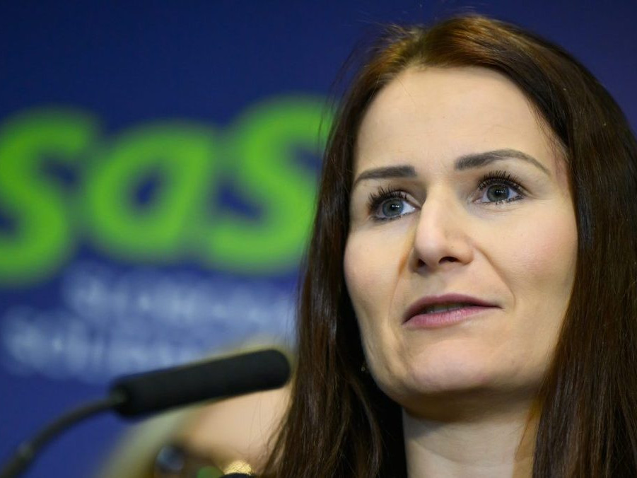 Na snímke poslankyňa NRSR Martina Bajo Holečková.