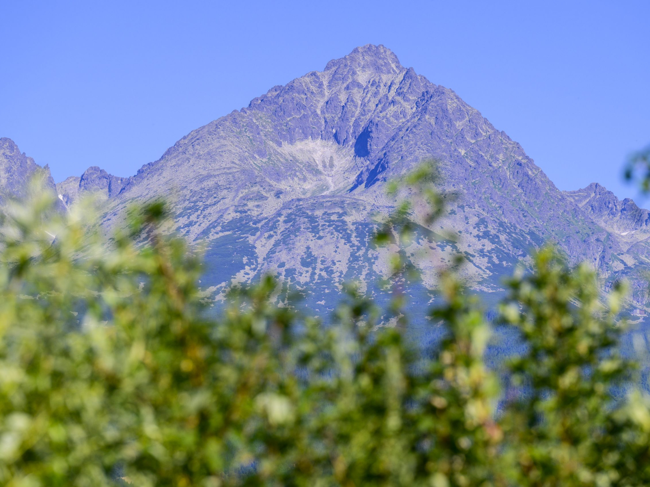 Na snímke Gerlachovský štít.