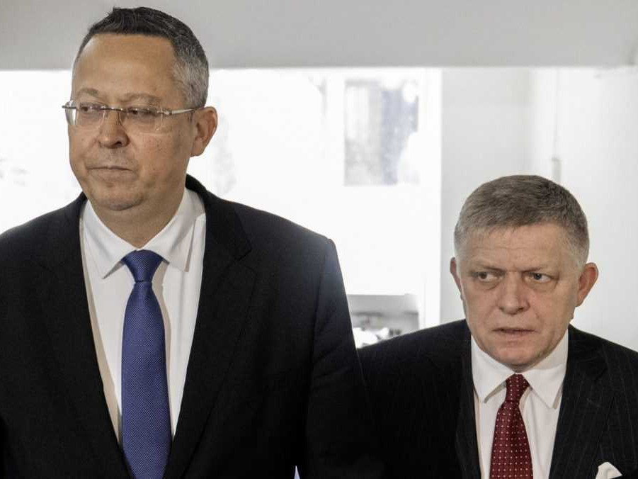 Ladislav Kamenický a Robert Fico.