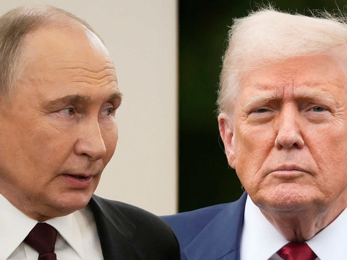 Vladimir Putin a Donald Trump