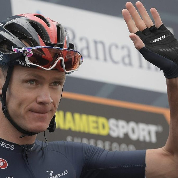 Britský cyklista Chris Froome.