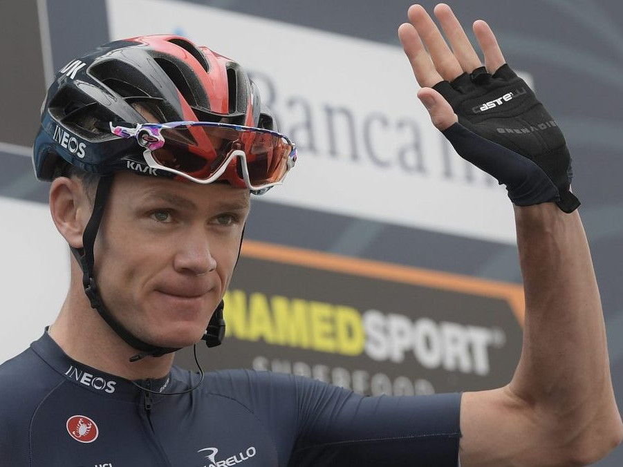 Britský cyklista Chris Froome.