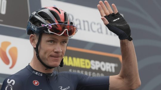 Britský cyklista Chris Froome.