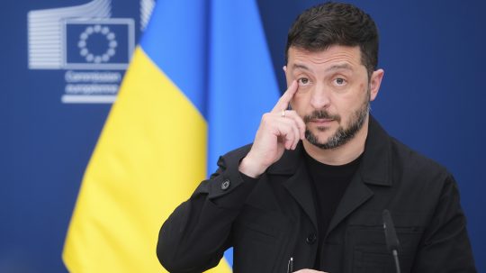 Ukrajinský prezident Volodymyr Zelenskyj.