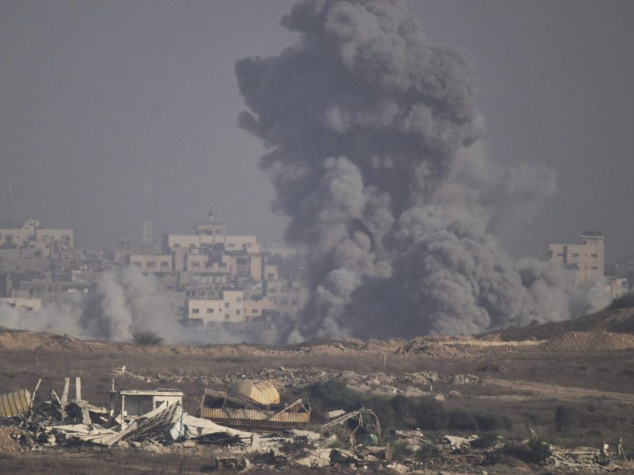 Izraelský útok na Pásmo Gazy.