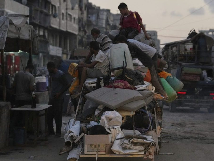 vysídlení obyvatelia Gazy