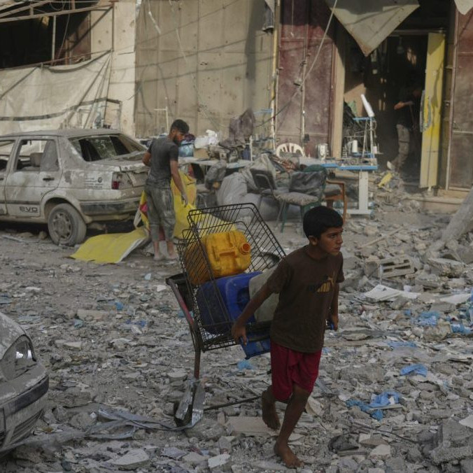 Gaza po izraelskom bombardovaní.