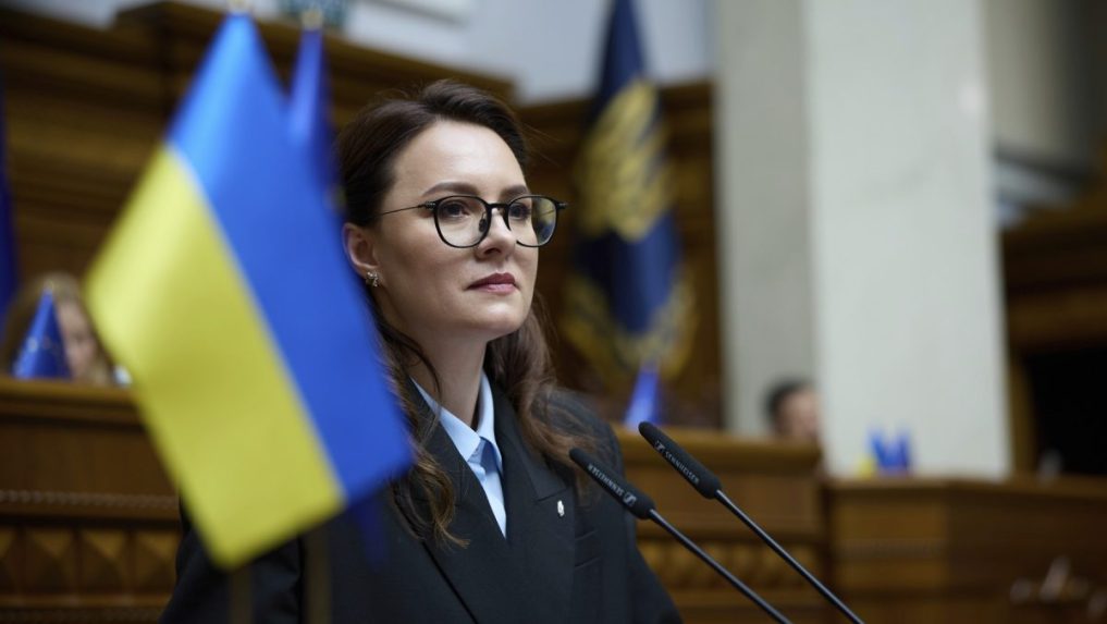 Ukrajinská premiérka Julija Svyrydenková.
