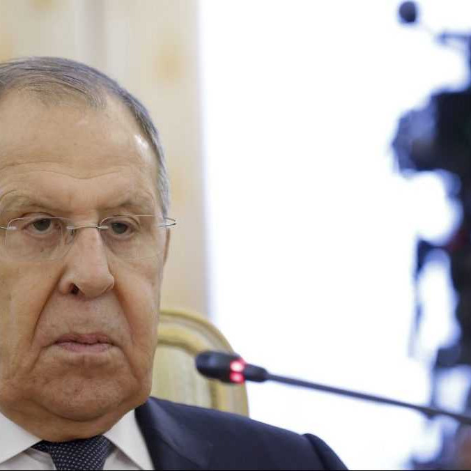 Na snímke ruský minister zahraničných vecí Sergej Lavrov.