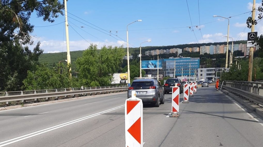doprava na moste v Košiciach