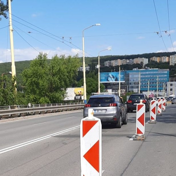 doprava na moste v Košiciach
