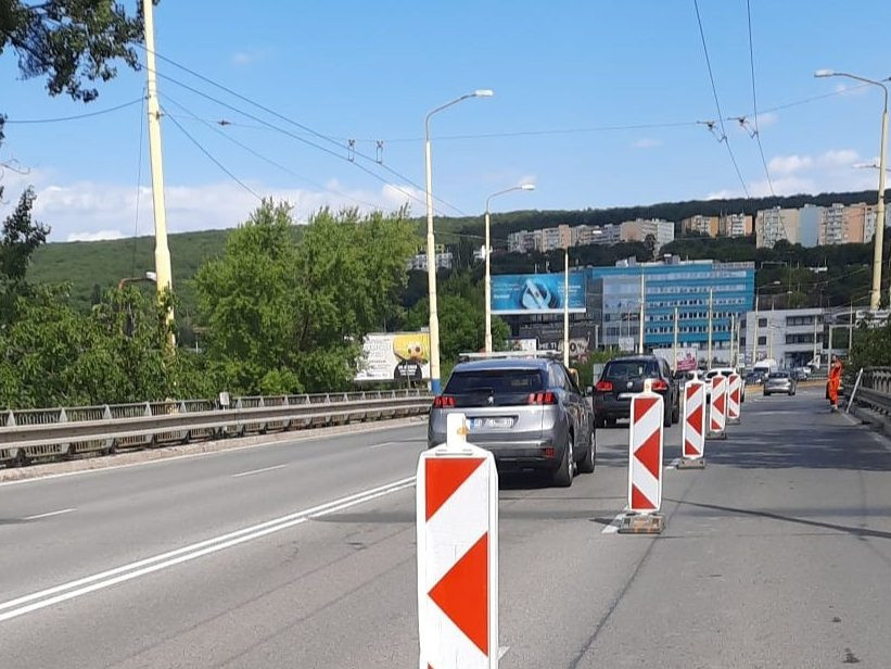 doprava na moste v Košiciach