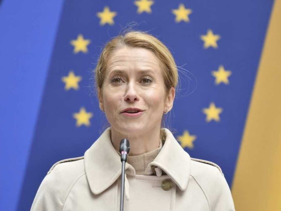 Na snímke Kaja Kallasová.